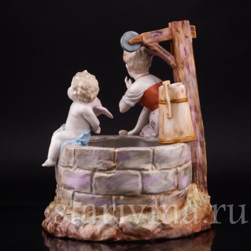 Фарфоровая композиция У колодца, Scheibe-Alsbach, Германия, 19 в.