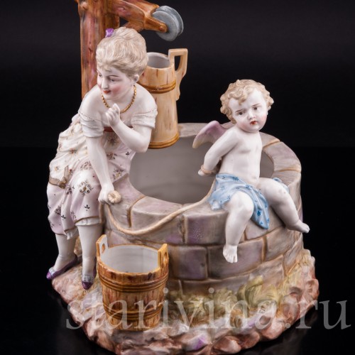 Фарфоровая композиция У колодца, Scheibe-Alsbach, Германия, 19 в.