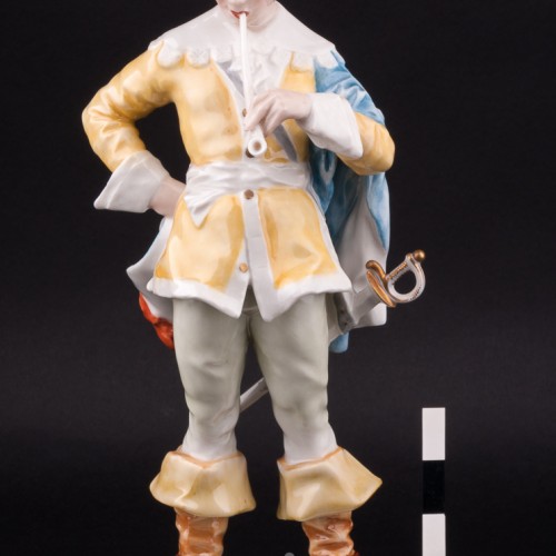 Фарфоровая статуэтка Мушкетер с трубкой, Hutschenreuther, Германия, 1970 гг.