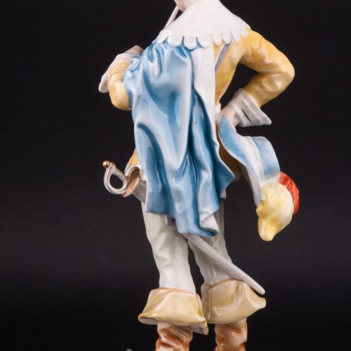Фарфоровая статуэтка Мушкетер с трубкой, Hutschenreuther, Германия, 1970 гг.