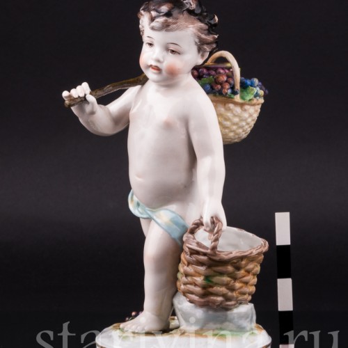 Путти с корзиной винограда, Volkstedt, Германия, нач. 20 в