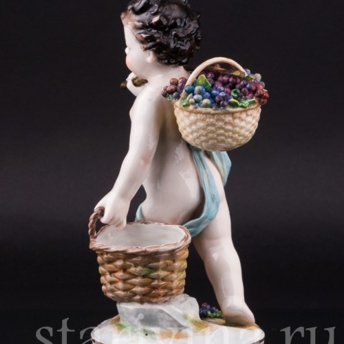Путти с корзиной винограда, Volkstedt, Германия, нач. 20 в