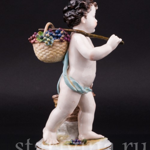 Путти с корзиной винограда, Volkstedt, Германия, нач. 20 в