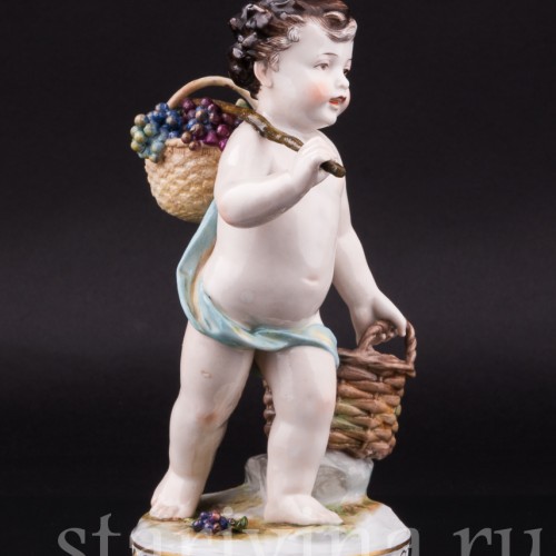 Путти с корзиной винограда, Volkstedt, Германия, нач. 20 в
