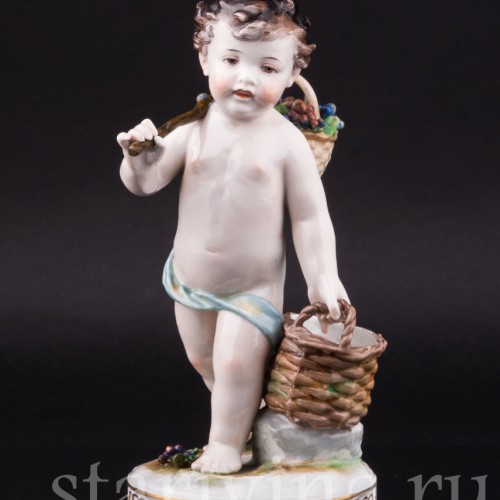 Путти с корзиной винограда, Volkstedt, Германия, нач. 20 в