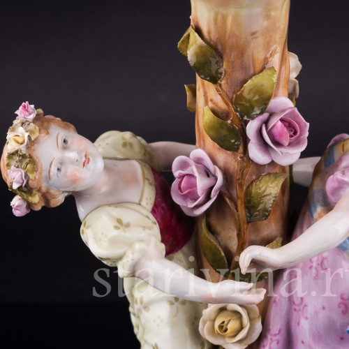 Фруктовница и подсвечники, трио, Von Schierholz, Германия, сер. 20 в