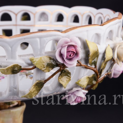 Фруктовница и подсвечники, трио, Von Schierholz, Германия, сер. 20 в