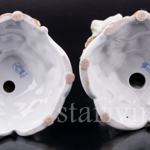 Фруктовница и подсвечники, трио, Von Schierholz, Германия, сер. 20 в