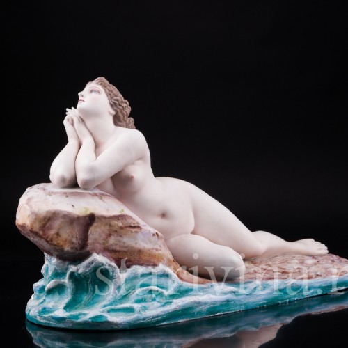 Обнаженная на берегу, Vion Baury, Франция, 19 в