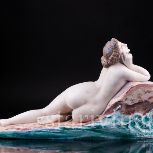 Обнаженная на берегу, Vion Baury, Франция, 19 в