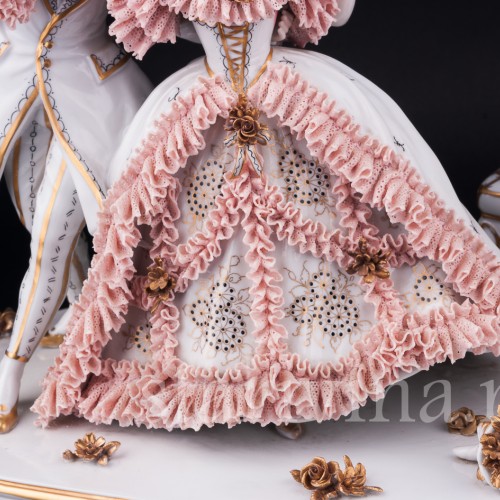 На балу, кружевная, Muller & Co, Германия, нач. 20 в