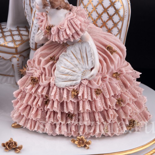 На балу, кружевная, Muller & Co, Германия, нач. 20 в