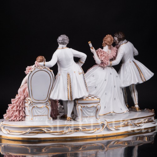 На балу, кружевная, Muller & Co, Германия, нач. 20 в