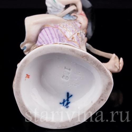 Мальчик с корзиной винограда, Meissen, Германия, 19 в
