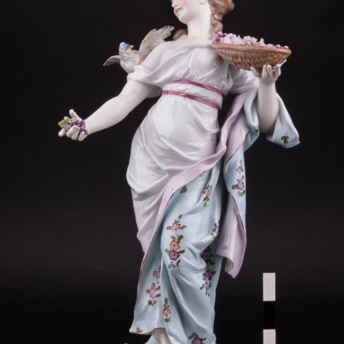 Девушка с голубем, Volkstedt, Германия, 19 в