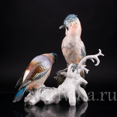 Две сойки, Karl Ens, Германия, 1920-30 гг