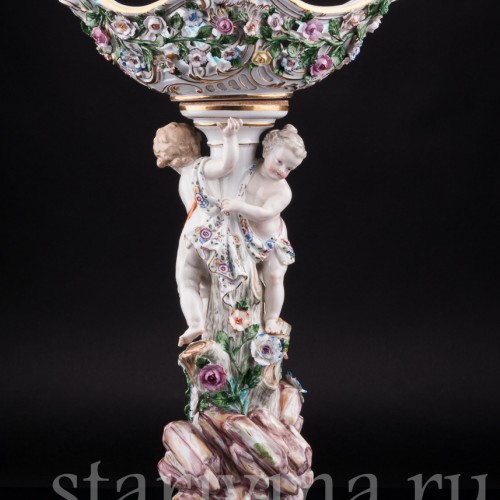 Фруктовница Два путти, Meissen, Германия, 19 в