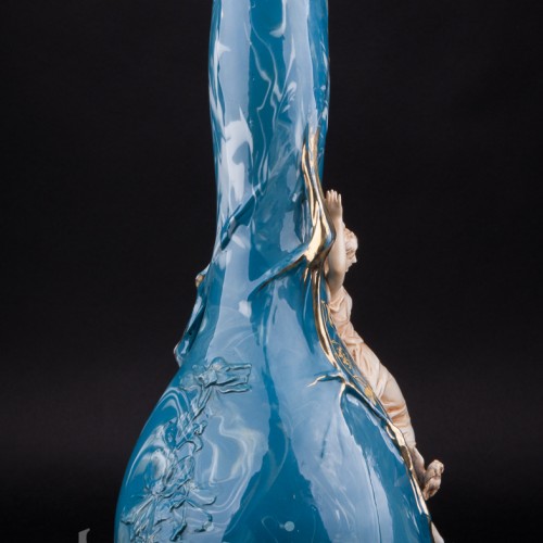 Афина, девушка с совой, ваза, Karl Ens, Германия, 1900 гг