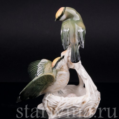 Корольки на гнезде, Karl Ens, Германия, 1940-50 гг