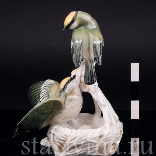 Корольки на гнезде, Karl Ens, Германия, 1940-50 гг