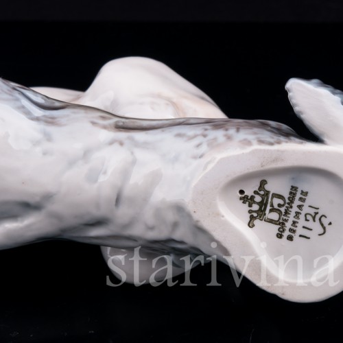 Фарфоровая статуэтка Горностай, Dahl Jensen, Дания.