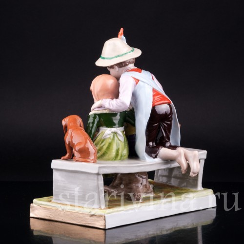 Дети, читающие книжку, Scheibe-Alsbach, Германия, вт. пол. 20 в