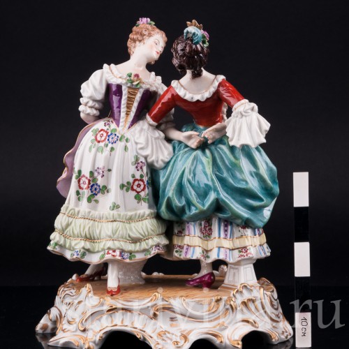 Две танцующие девушки, Dressel, Kister & Co, Германия, нач. 20 в