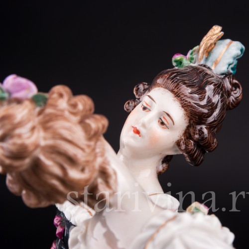 Две танцующие девушки, Dressel, Kister & Co, Германия, нач. 20 в