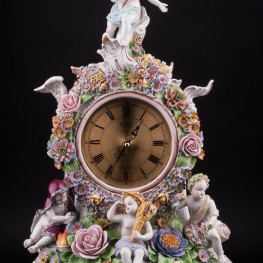 Фарфоровые часы Времена года, Sitzendorf, Германия, сер. 20 в