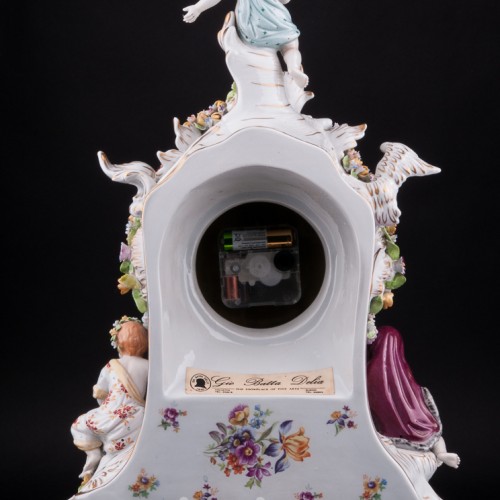 Фарфоровые часы Времена года, Sitzendorf, Германия, сер. 20 в