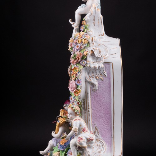 Фарфоровые часы Времена года, Sitzendorf, Германия, сер. 20 в