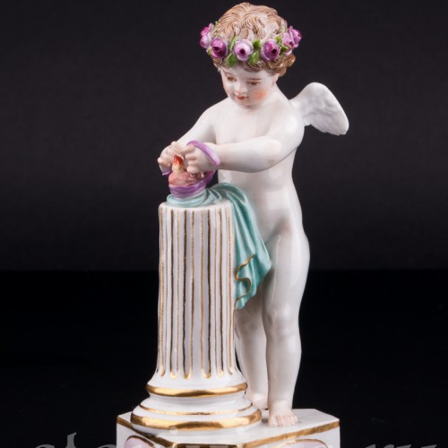 Соединение сердец, ангелочек, Meissen, Германия, 19 в