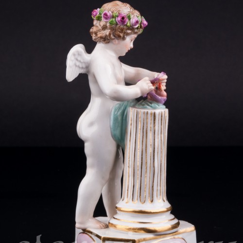 Соединение сердец, ангелочек, Meissen, Германия, 19 в