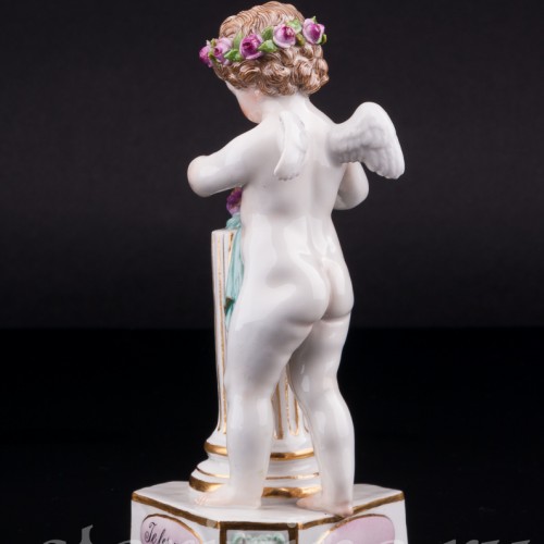 Соединение сердец, ангелочек, Meissen, Германия, 19 в