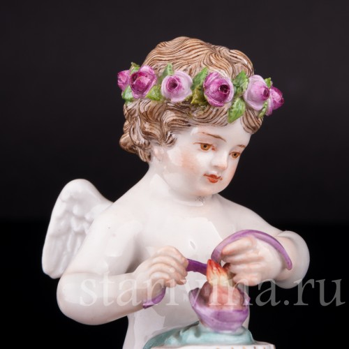 Соединение сердец, ангелочек, Meissen, Германия, 19 в