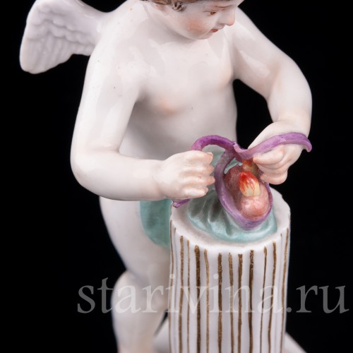 Соединение сердец, ангелочек, Meissen, Германия, 19 в