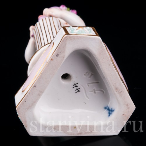 Соединение сердец, ангелочек, Meissen, Германия, 19 в