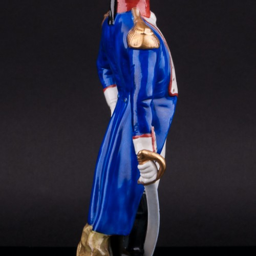 Статуэтка офицера из фарфора Жильбер Лафайет, Scheibe-Alsbach, Германия.