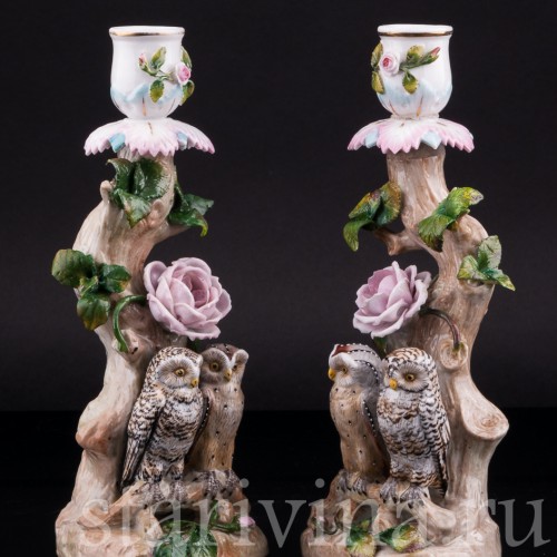 Подсвечники Совы, Ernst Bohne Sohne, Германия, кон. 19 в