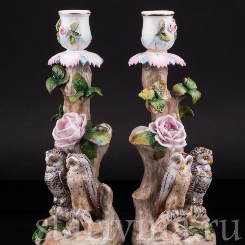 Подсвечники Совы, Ernst Bohne Sohne, Германия, кон. 19 в