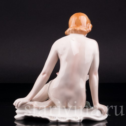 Девушка с лилией, Karl Ens, Германия, 1920-30 гг