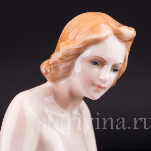 Девушка с лилией, Karl Ens, Германия, 1920-30 гг