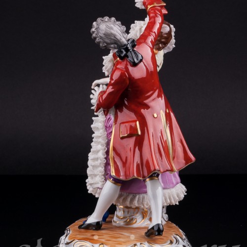 Танцующая пара, кружевная, Muller & Co, Германия, нач. 20 в