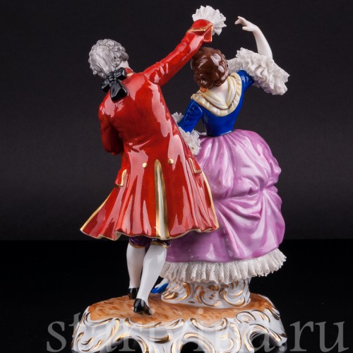 Танцующая пара, кружевная, Muller & Co, Германия, нач. 20 в