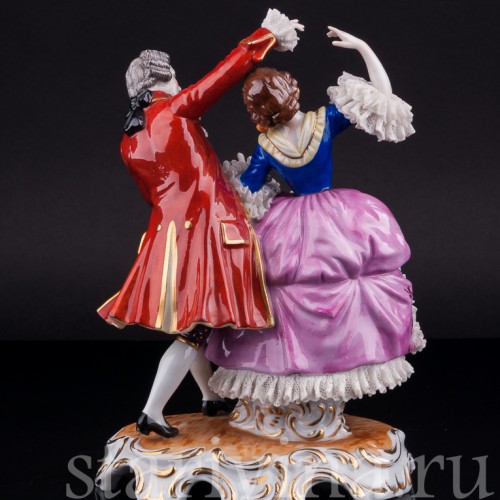 Танцующая пара, кружевная, Muller & Co, Германия, нач. 20 в