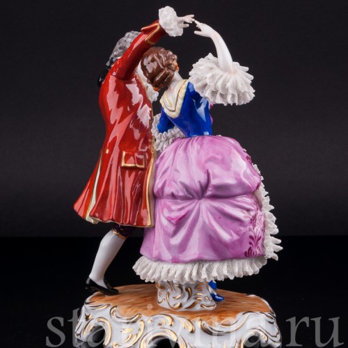 Танцующая пара, кружевная, Muller & Co, Германия, нач. 20 в