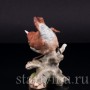 Фарфоровая статуэтка птицы Крапивник, Alka Kaiser, Германия, до 1990 гг.