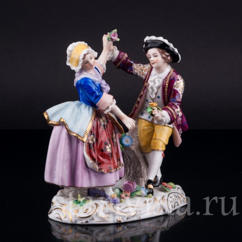 Танцующая пара, Sitzendorf, Германия, вт. пол. 20 в