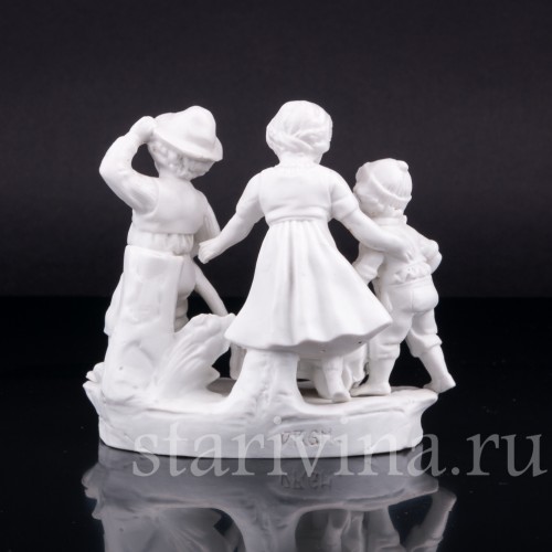 Дети, играющие с тележкой, Германия, пер. пол. 20 в