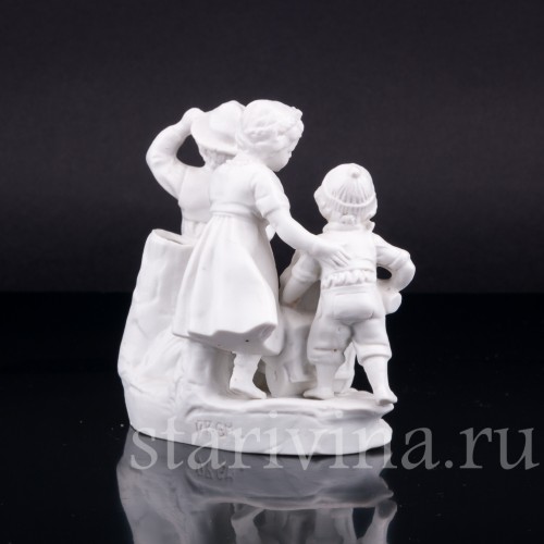 Дети, играющие с тележкой, Германия, пер. пол. 20 в